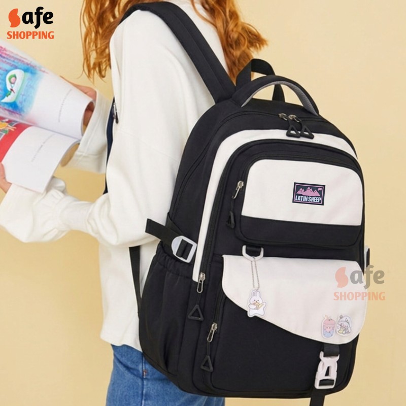 Waterproof Children Premium School Bag (Black)