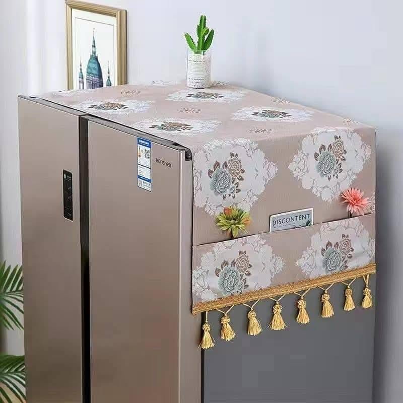 Premium Refrigerator Dust Cover – Single & Double Door, Foldable & Ventilated
